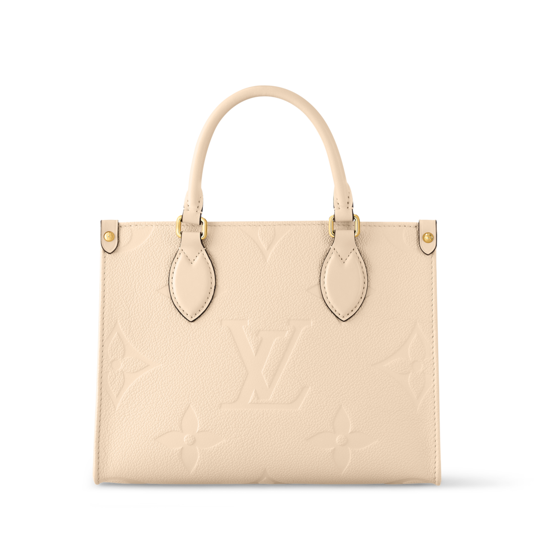 OnTheGo PM Bag - Luxury Monogram Empreinte Leather Beige | LOUIS